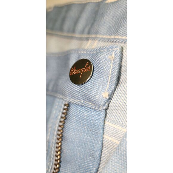 Vintage 70's Wrangler Men's Light Blue Denim Jeans Size 38 x 30 - Picture 5 of 10